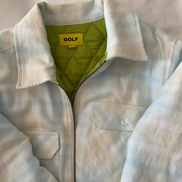 zip plaid flannel by golf wang